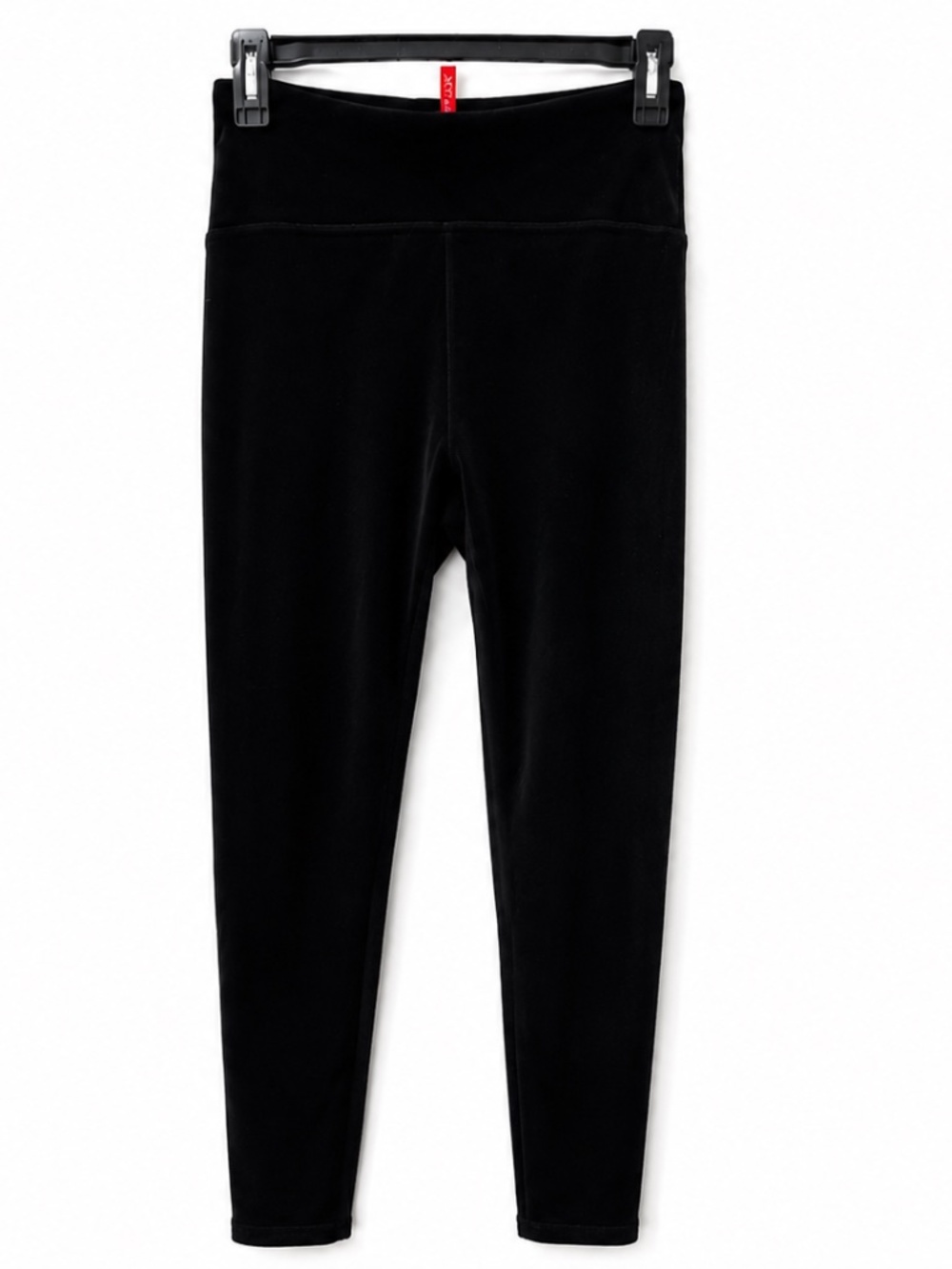 SPANX Black Velvet High Waist Leggings Size M - Picture 3 of 3